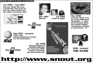 Highlights since Stanford: 1995-2000 Highlights since Stanford: 1995-2000